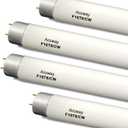 (4 Pack) F10T8/CW 4100K Linear Fluorescent Light Bulb,T8 Type Straight Tube 10Watts Cool White, G13 Medium Based, 13.5 inch MOL