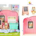 Bluey Mini Playsets Ice Cream Shop Playset | Includes Articulated Bingo Figure and Accessories