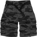 Cargo Short for Men Relaxed Fit Camo Outdoor Hiking Work Cotton Casual Shorts with 9 Pockets No Belt (38)
