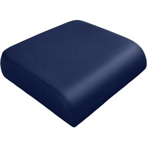 YOUFI Extra Thick Large Seat Cushion, Gel Memory Foam Cushion with Carry Handle Non Slip Bottom, Pain Relief Coccyx Cushion for Wheelchair Office Chair (Navy Blue, 19" x 17.5" x 4")