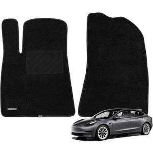 WENNEBIRD Front Carpet Floor Mats for Tesla Model 3 2017-2023, 2Pc
