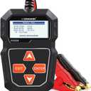 KONNWEI KW208 12V Car Battery Tester, 100-2000 CCA Load Tester Automotive Alternator Tester Digital Auto Battery Analyzer Charging Cranking System Tester for Truck Marine Motorcycle SUV Boat