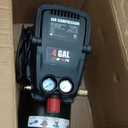 Portable Air Compressor, 4 Gallon Max 110PSI Oil Free Air Compressor Tank, 0.5HP Motor 0.6SCFM@90 PSI,1.0SCFM@40PSl Garage Air Compressors for Car Repair, Spray Painting, Woodwork Nailing