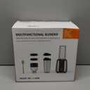 KOIOS Smoothie Blender, Max 1000w Personal Blender for Shakes and Smoothies, 12Pcs Coffee Grinder and Countertop Blenders Combo for Kitchen, Portable Smoothie Blenders with 2x22 oz To-Go Cups, Non-BPA