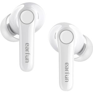 EarFun Air Pro 4 Adaptive Hybrid Noise Canceling Wireless Earbuds, Qualcomm Snapdragon Sound, aptX Lossless, 6 Mics AI CVC 8.0 Call, LDAC Hi-Res Audio, 52H Playtime, Bluetooth 5.4 (Glossy White)