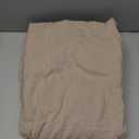 MONDAY MOOSE Ruffle Farmhouse Rustic Rectangle Natural Stonewashed Cotton Tablecloth for Kitchen, Dining Room, Restaurant (60x86 inch, Natural)