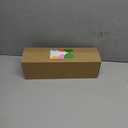 WONDROUS' DECO Wooden Christmas Tree Figurine, Tabletop Silver Tree Figurine, Set of 2 Desk Centerpieces for Christmas Decor