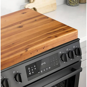 30x22 Acacia Noodle Board Stove Cover Wood with Handles, Wooden Stovetop Cover Cutting Board with Juice Groove for Gas Stove and Electric Stove Top, kitchen sink cover for counter space