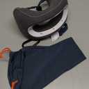 bullbird Neck Pillow for Travel - Ergonomic Memory Foam Design - Comfortable Cervical Support for Airplane, Car & Home - Compact & Portable with Carry Bag - White