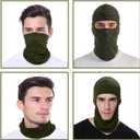 2 x 3 Pieces Balaclava Face Mask Outdoor Cycling Headgear Motorcycle Face Masks for Men and Women (Gray)
