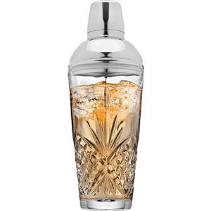 Godinger Dublin Cocktail Shaker, Martini Shaker, 17oz (Silver)