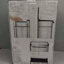 simplehuman 40 Liter/ 10.6 Gallon Slim Touch-Bar Kitchen Trash Can, Brushed Stainless Steel