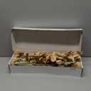 Artificial Flowers for Vase - Beige Silk Mums 10 Long Stems with Eucalyptus, Faux Flowers Home Decor, Neutral Tan Cream Floral Arrangement, Fake Chrysanthemum Pom Pom Stems, Spring Fall Centerpiece