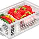 OXO Good Grips Produce Saver  Medium Bin, 13.8 x 7.4 x 4.7 in, White