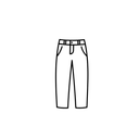 Men's Black Pants, Size 28W x 28L