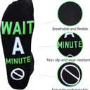 2 x Folouse Mens Valentines Day Gifts for Him Boyfriend Husband, Easter Basket Stuffers for Teens Boys, Funny Gaming Socks (One Size, Gamegreen)