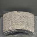 28in Christmas Tree Collar  Woven Hyacinth Tree Collars for Artificial Trees  Rattan Rustic Farmhouse Basket for Tree Base Cover with Cord CutOut for 6ft 7.5ft Tree (Washed White)