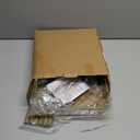 3 Tier Floor Standing Corner Shower Caddy Organizer Shelf with Hooks, Bathroom Shelves Stand Rack, Gold