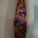 900 Pieces 3 Size Faceted Bicone Crystal Beads Bicone Mix Color DIY Craft Beads for Bracelet Necklace Earring Jewelry Making