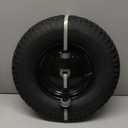 4.80/4.00-8" Pneumatic Tire and Wheel Assy,2PR (Air Filled)- 5/8"or 3/4" Powdered Metal bushings and 3"or 6"Center Hub, for Wheelbarrows,Garden and Utility Carts,Trolleys,Wagon and More