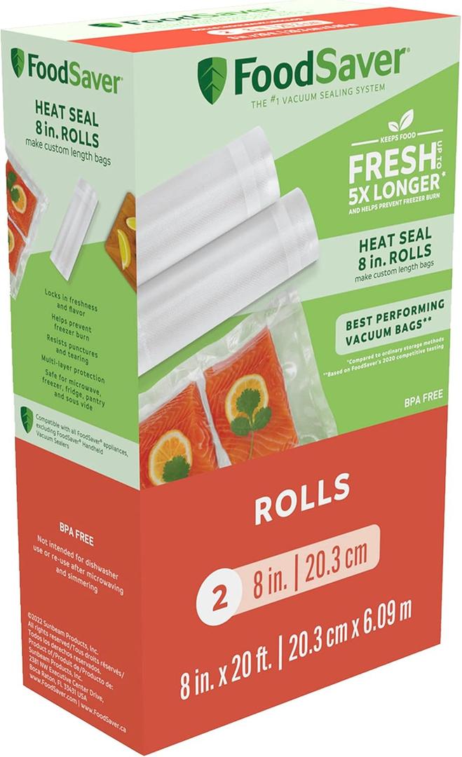 FoodSaver® 8" x 15' Vacuum Seal Roll