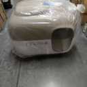 PetSnowy Self-Cleaning Automatic Cat Litter Box with Odor Control TiO2 System, Robot Litter Box with Auto-Packing, App Control, Large Cats & Multiple Cats (2026 Premium Version) (Brown)