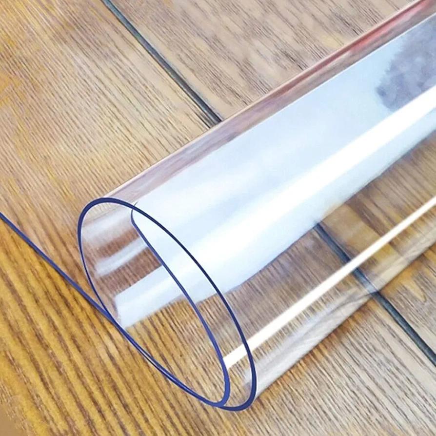 LovePads Clear Table Cover Protector 36 x 60 Inch, 2mm Thick Plastic Table Cover, Table Protector for Dining Room Table, Waterproof Vinyl Tablecloth Table Pad Mat for Kitchen, Dresser, Writing Desk