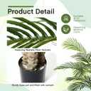 Giegxin 2 Pack 7 ft Artificial Palm Tree for Outdoor Tall Faux Tropical Triple Phoenix Palm UV Resistant Fake Plants in Pot for Outside Indoor Patio Pools Home Garden Office Porch Aesthetic Decor