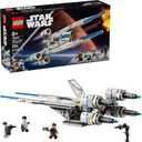 LEGO Star Wars Rebel U-Wing Starfighter Building Set - Includes Cassian Andor, Dedra Meero and K-2SO - Model Action Toy for Andor Fans - Birthday Gift Idea for Boys, Girls, Kids, Ages 8+ - 75399