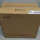 funest Bathroom Trash Can, 3.3 Gallon Slim Trash Can with Lid, Adsorption Garbage Can with Press-Top Lid, Small White Narrow Plastic Trash Bin for Bathroom, Office, Bedroom, Living Room