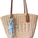 7-in-1 Detachable Bag Charms Set and Multi-Functional Keychains Bag Accessory (White)