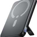 for Magsafe Portable Charger, 12000mAh Wireless Magnetic Power Bank with Stand& PD 20W Fast Charging, for Magsafe Battery Pack Compatible with iPhone 17/16/15/14/13 Series,Powerbank for Travel Cruise