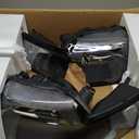 AS for 1999-2004 Ford Mustang with Black Housing Clear Reflector Clear Lens Driver and Passenger Side Headlight Assembly Replacement