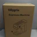 20 Bar Espresso Machine with Steam Wand - Dual Shot Espresso Maker, Precise Pre-Infusion, Large Detachable Tank & Drip Tray, Cup Warming Tray