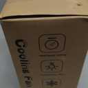 Portable Air Conditioners for Bedroom, Dual Motor Evaporative Air Cooler with 3 Speeds & 3 Mist, 7 Color Night Light Cooling Fan with 2-8H Timer, 1100ML Personal AC Unit for Office Room