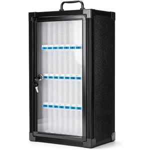 Amylove 36 Slots Cell Phone Locker Storage Box for Classroom, Graphite Gray, 20.08 x 11.3 x 7.48 inches
