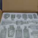 Glass Bud Vase Set of 32PCS Wedding Centerpieces for Tables,Mini Clear Bud Vases for Flowers,Small Flower Vases Suitable for Birthday Party,Anniversary,Wedding,Baby Shower (Clear, 32PCS)