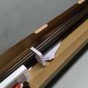 KAMANINA 1 Inch Double Curtain Rod 72 to 144 Inches (6-12 Feet), Antique Bronze Curtain Rods for Windows 66 to 120, Heavy Duty Telescoping Drapery Rods with Twisted Cage Finials (72-144")