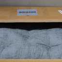 Intelligent Design Large Floor Pillow for Adults Yoga or Meditation Cushion with Handle, Floor Cushion for Board Games, Lustrous Chenille Tufted, Handsewn Scalloped Edge, Azza, 24" x 24" x 5" Aqua