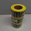 Premium Yellow Caution Tape Roll, 3 inch x 1000 feet, Ideal Use for Danger/Hazardous Areas/Crime Scene Halloween Party Decorations (3-Pack)
