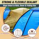 2 x Tent Repair Glue Seam Sealer, Waterproof Flexible Tent Repair Kit, Tent Seam Sealer for Tents, Jackets, Sleeping Pads, Awning and Outdoor Fabric, Repairs Tears in Nylon, Canvas, and Vinyl
