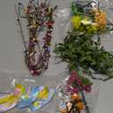 Suncalla  Sets Flower Crowns Making Kit, Make Your Own Flower Crown Wreath Garland Headbands and Bracelets Craft Kit Handmade DIY Floral Hair Accessories Gift for Girls/Teens/Women (Pomegranate)