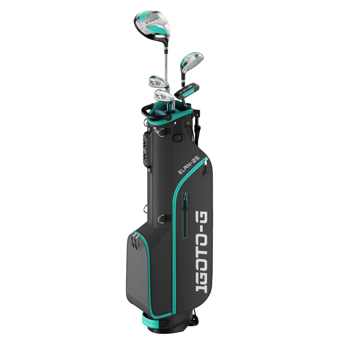 1GoTo-G Women’s 5-Club Essential Golf Set with Stand Bag & Driver Headcover, Hand Orientation:
Left