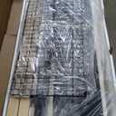 Queen Bed Frame with Storage Drawers, Upholstered Queen Size Platform Bed with 47" Tall Headboard and Wingboard, No Box Spring Needed, Noise Free, Easy Assembly, Wooden Support Slats, Beige