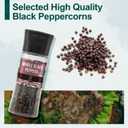 Soeos Spice Seasoning Set of 4, 9.8oz(277.82g), With Integrated Grinders, Salt and Pepper Grinder Set, Pure and Fresh Perfect for BBQ Seasoning Gift Set, Grilling Spice, Herb, Spice & Seasoning Gifts