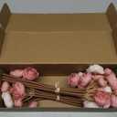 Floroom Ranunculus Artificial Flowers 18 Pcs Dusty Rose Faux Silk Mini Ranunculus Bulk Fake Wedding Filler Flowers for DIY Bouquets, Centerpieces, Bridal Shower Decorations & Arrangements