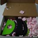 Hat Heat Press Machine, Alldeer Handheld Hat Press with Digital Display, Free Temp and Time Adjustment, 3 Hats, 2 Stickers, Tape, Hat Press Heat Machine for Caps/Canvas Bag, Heat Transfer (Green)