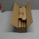 Gold Decorative Farmhouse Curtain Rods:36-88" Adjustable Heavy Duty Single Window Curtain Rod for Bedroom Living Room,Brass Gold Boho Rustic Drapery Rods with Vintage Twist Finial Easy Install