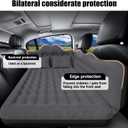 Car Air Mattress, Inflatable SUV Truck Air Mattress Back Seat Camping Bed Thickened Car Sleeping Pad for Travel, Car Bed SUV Mattress with Air Pump 2 Pillows