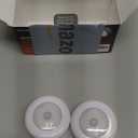 STAR-SPANGLED 2 Pack 2.8 Motion Sensor Lights Indoor AAA Battery Operated, Stick on LED Puck Light for Stairs, Under Cabinet, Closet, Cool White